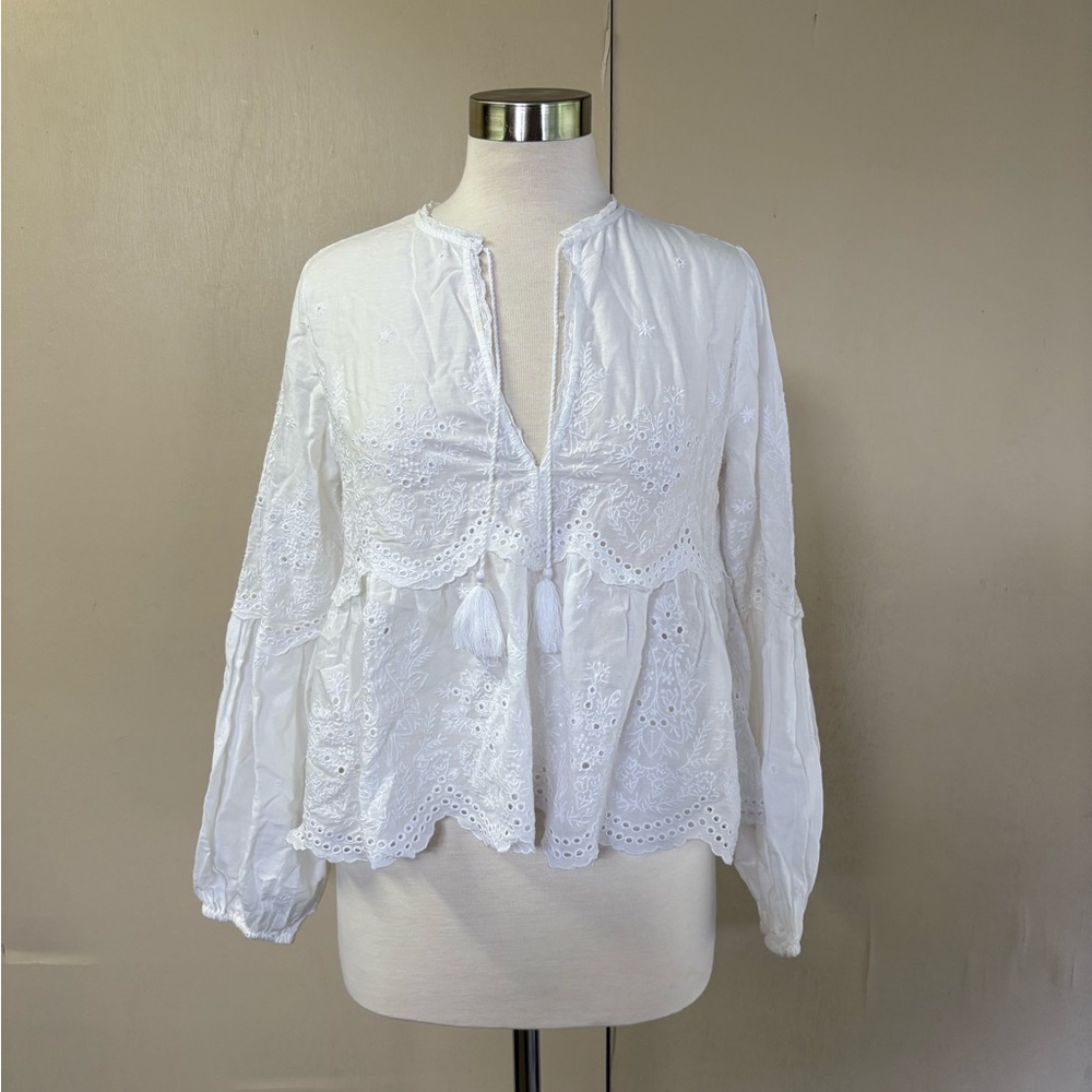 Ulla Johnson / White Eyelet Women's Top